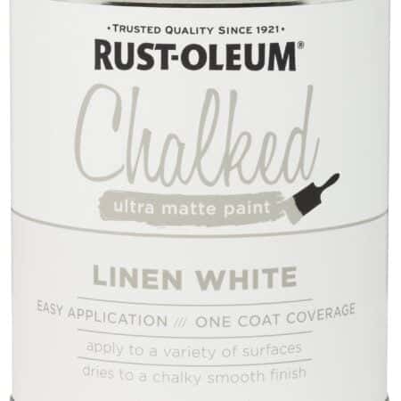 Rust-Oleum 1 qt Brands 285140 Linen White Chalked Ultra Matte Paint, 30 Fl Oz (Pack of 1) - Image 2